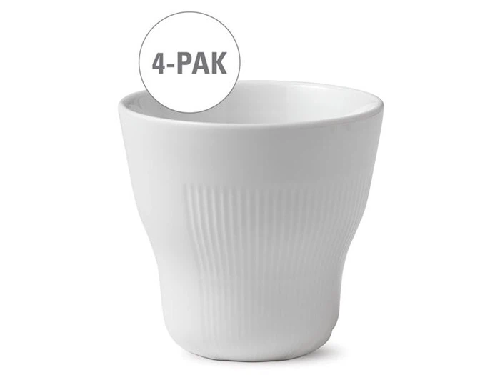 Royal Copenhagen 4-pak ’Hvid Elements’ krus fra Sinnerup