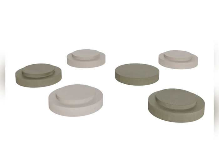 OYOY, Mini, Iro, Stabelbar Skammel, Grøn, Grå, 100% Eva Foam, Dia:28 x H:28 cm