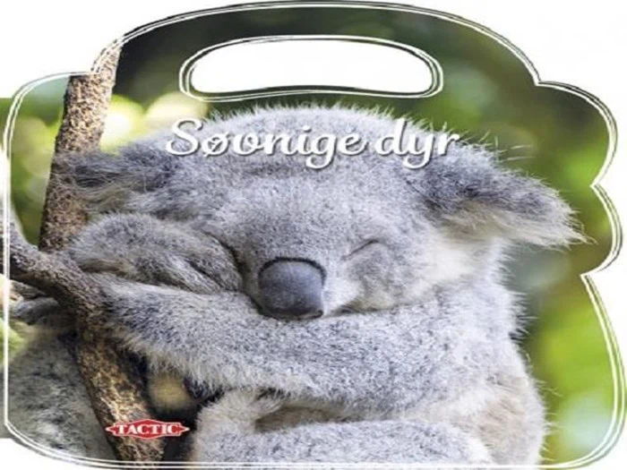 8 dele - 7 børnebøger Pap / Læse "Søvnige dyr" + stor legekuffert