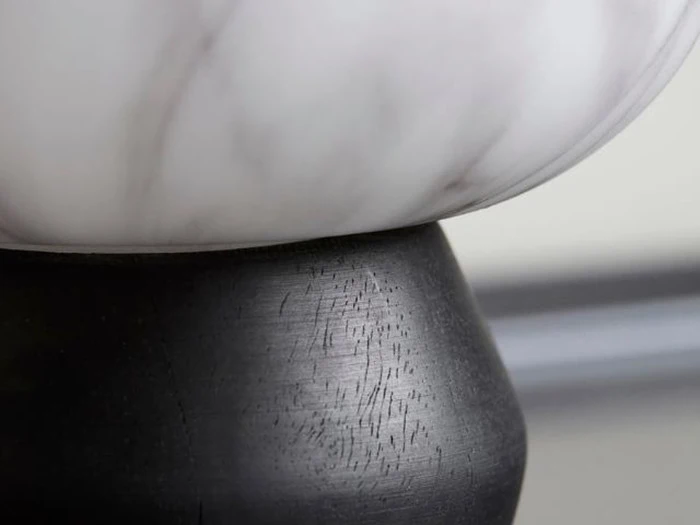 2 stk. Fog lanterner I sort/hvis marmor fra House Doctor