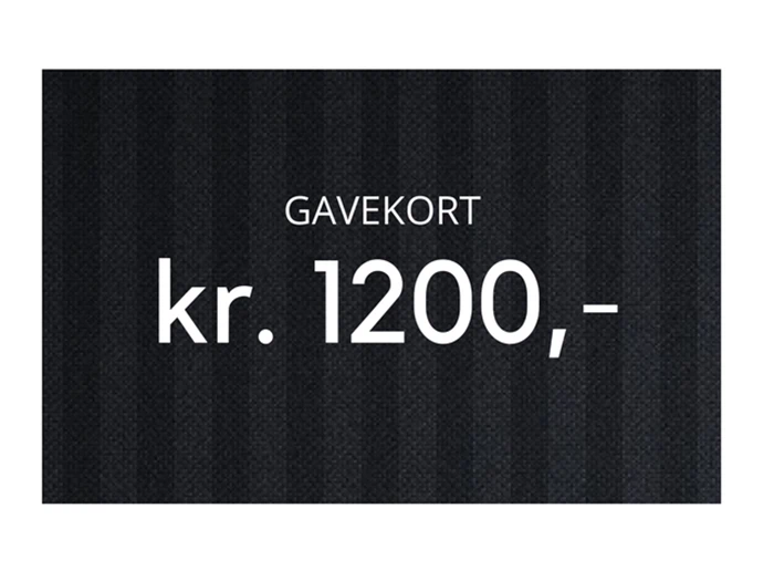 Gavekort kr. 1200,- til Thiele Frederikshavn