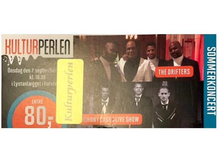 1 Billet til Kulturperlens Sommerkoncert 07 sep