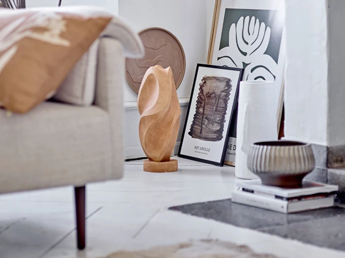 Bloomingville, Delier, Dekoration, Brun, Resin, Dia:17 x H:40 cm