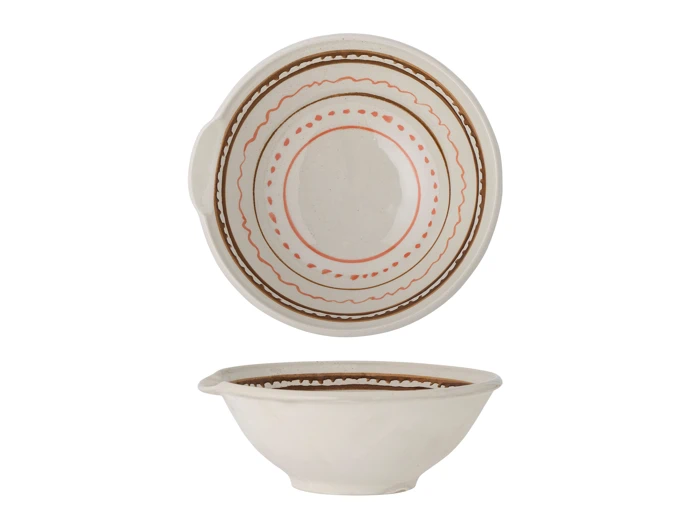 Bloomingville, Heikki, Skål, Brun, Stentøj, Dia:26,5 x H:9,5 cm