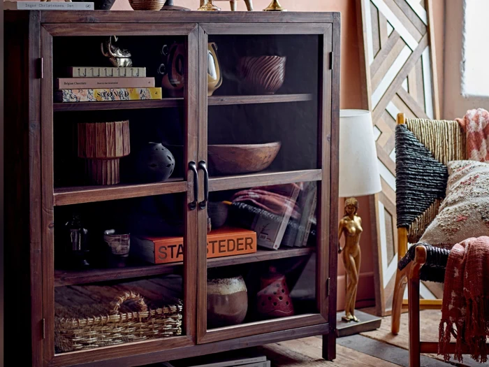 Bloomingville, Elitta, Urtepotteskjuler, Brun, Stentøj, Dia:15 x H:16 cm