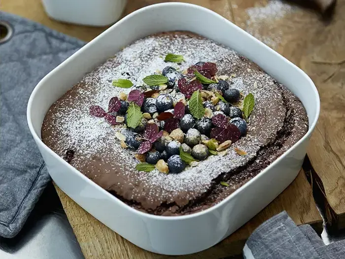 Rosti, Modula, Fad, Hvid, Porcelæn, L:24 x B:24 x H:7 cm