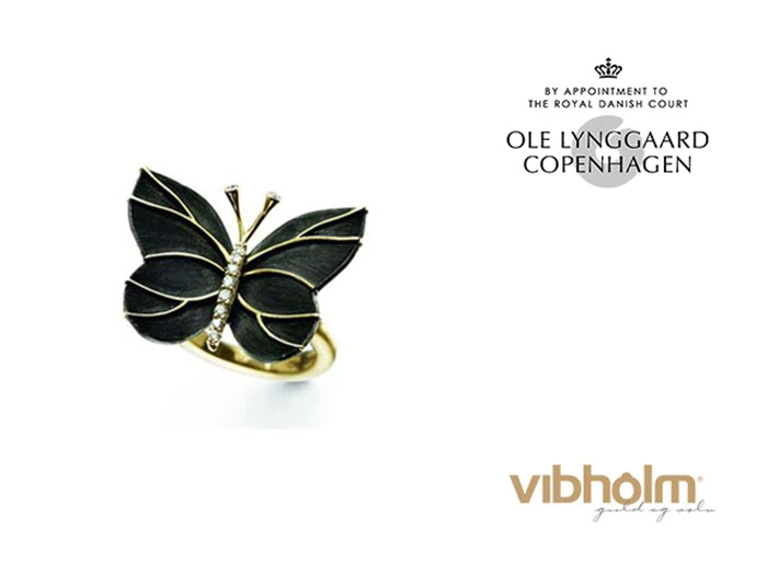 Ole Lynggaard Copenhagen – Katrine ring i guld og sort guld