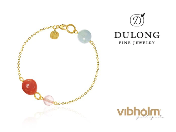 Dulong Fine Jewelry – Piccolo armbånd ELLE Limited Edition med ædelsten (guld) str. 3