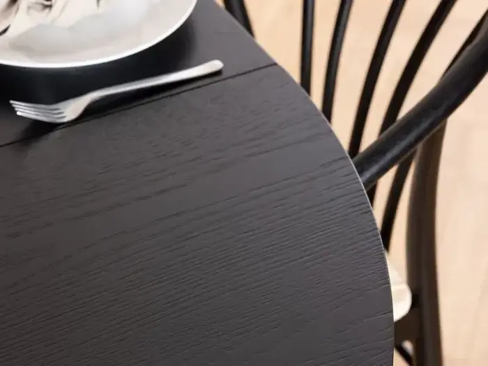 A-Line Spisebord - Ø120 - Sort