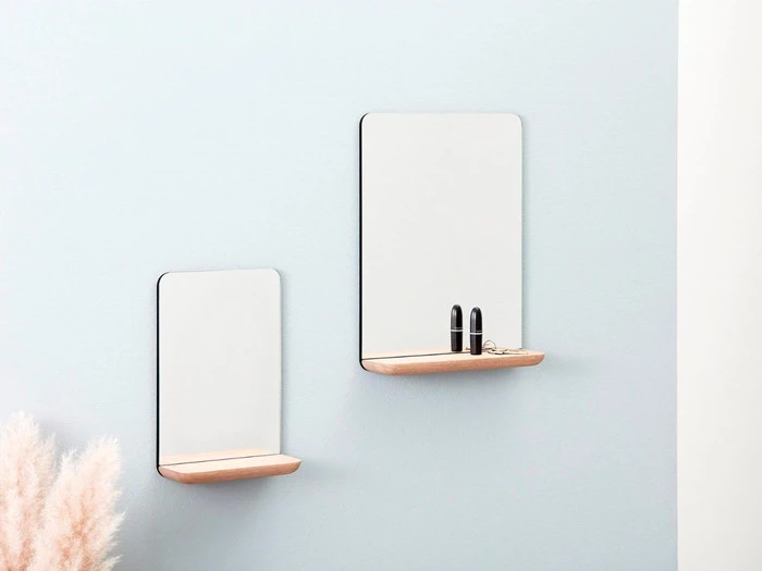 Andersen Furniture, A-wall mirror, egetræ, H: 30 cm B: 20 cm