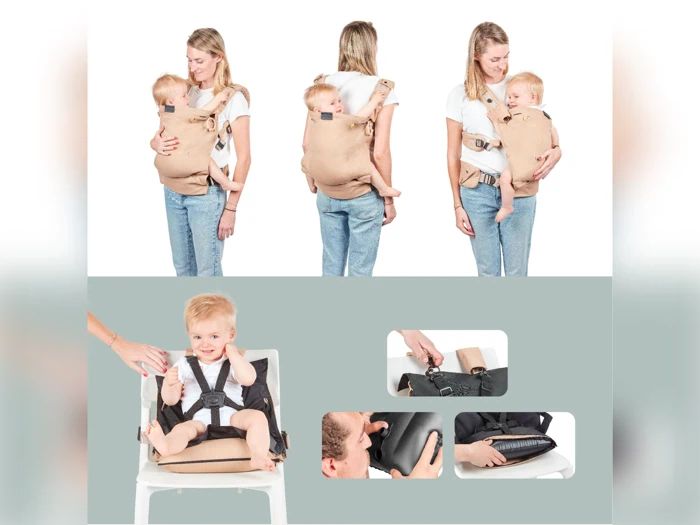 Babymoov Evolution Bæresele Moov & Boost – Hazelnut Beige