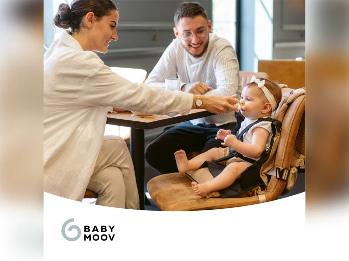 Babymoov Evolution Bæresele Moov & Boost – Hazelnut Beige