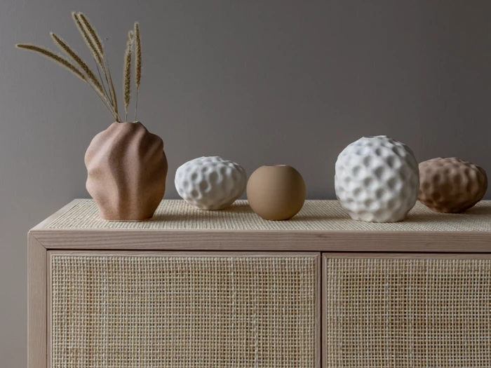 Cooee Design, Seedpod, Vase, Vanilla, Keramik, H:10 cm