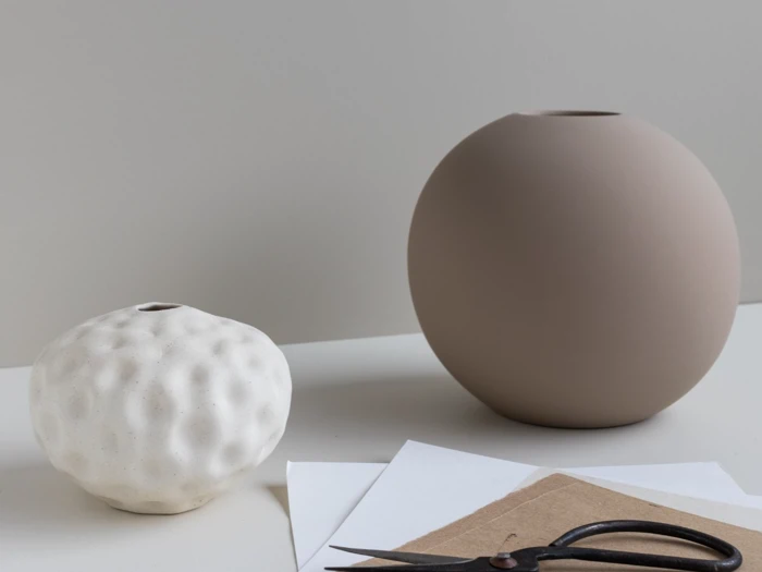 Cooee Design, Seedpod, Vase, Vanilla, Keramik, H:10 cm