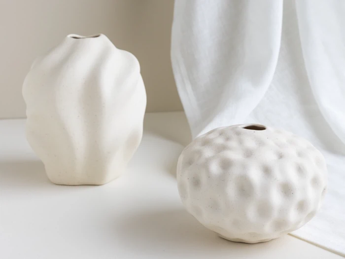 Cooee Design, Seedpod, Vase, Vanilla, Keramik, H:10 cm