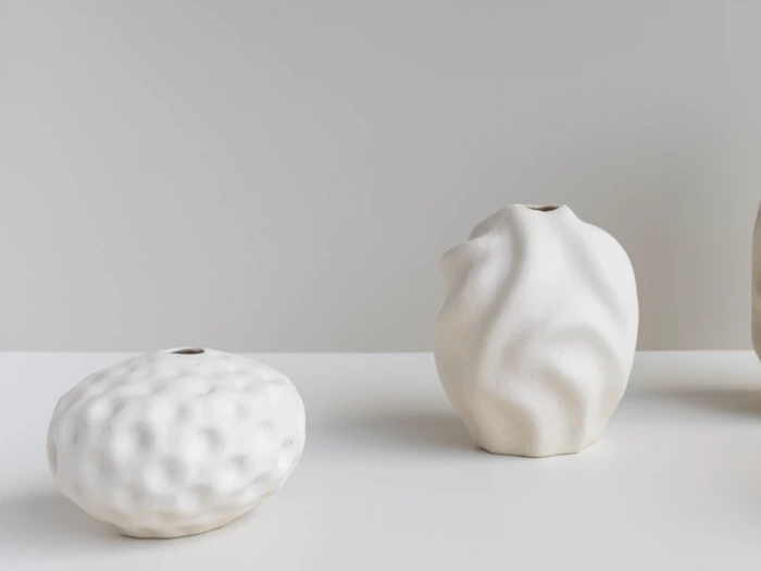 Cooee Design, Seedpod, Vase, Vanilla, Keramik, H:10 cm