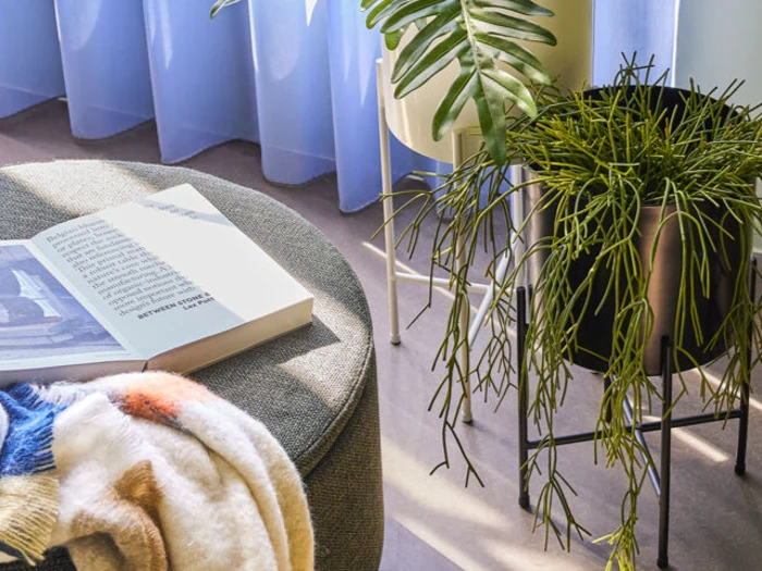 Hübsch, Airy, Potter, Messing, Sæt af 2 stk., Dia:25 x H:45, Dia:25 x H:55 cm