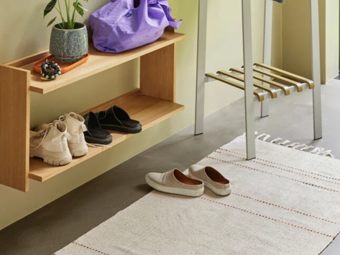 Hübsch, Alba, Løber, Brun, Orange, Lilla, Sand, Bomuld, B:80 x L:200 cm