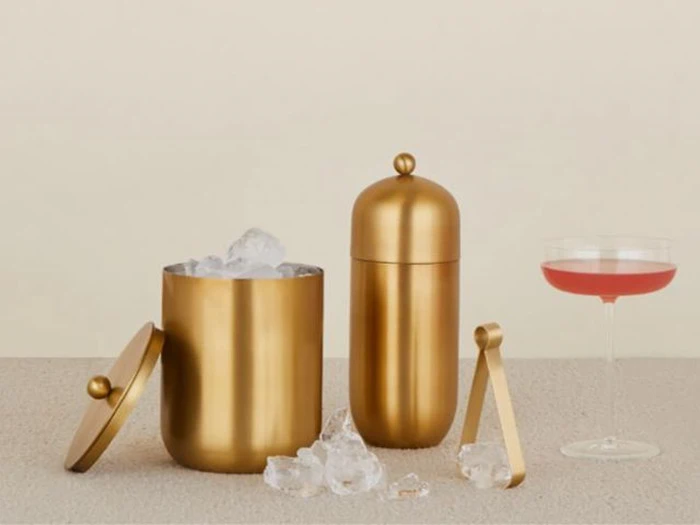 Alir Is/Vin køler I messing look fra House Doctor 