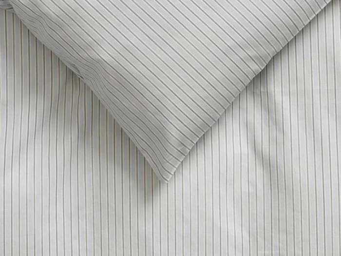 By KlipKlap, sengetøj, Alfred Stripe, Moon Grey, 140x200 