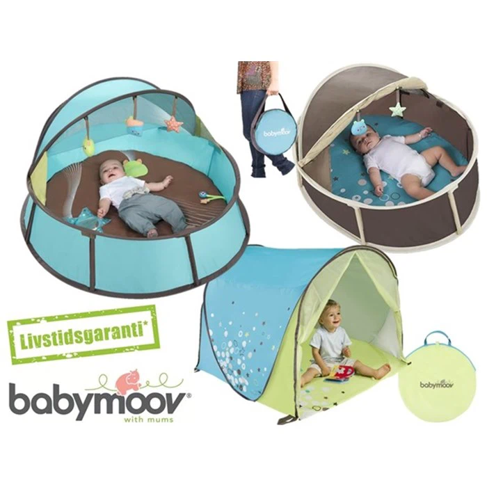 formel saltet royalty UV pop up seng / aktivitetstæppe /pop-up telt til baby fra Babymoov