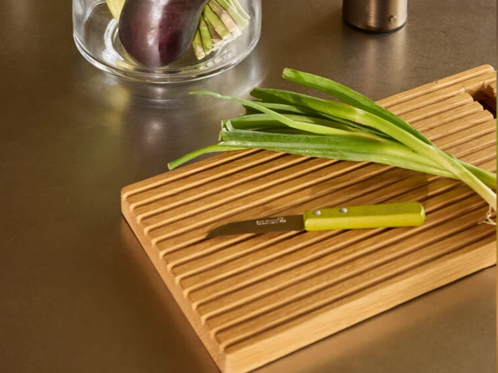 Hübsch, Alley, Skærebrætter, Natur Egetræ, Sæt af 2 stk., L:30xB:16xH:2 x L:40xB:20xH:2 cm