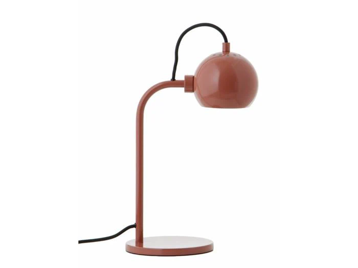 Frandsen Ball bordlampe glossy red fra Massive Stock