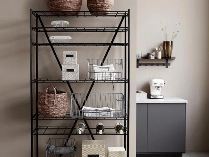 House Doctor, Arran, kurvesæt, majsstrå, h:27 dia:30  h:24 dia:28  h:20 dia:23 cm