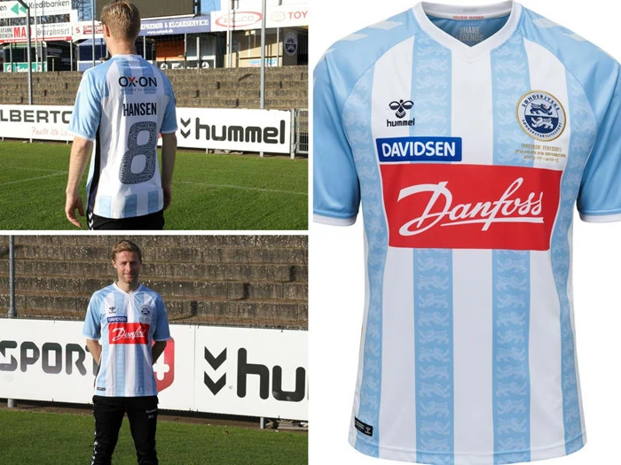 Byd på Henrik Hansens legendetrøje - Støt Julemærkehjemmet Fjordmark i Kollund