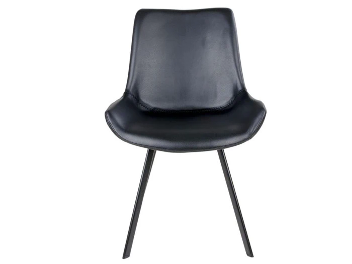 Plankebord i smoked eg - 200x95 cm & 6 flotte spisebordstole