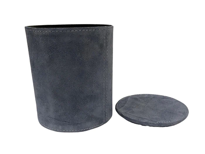 Au Maison, Suede bokse, 2 stk., blå/Sand, H13xD11 + H10xD8 cm