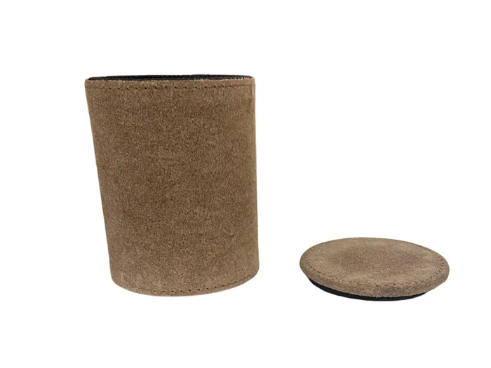 Au Maison, Suede bokse, 2 stk., blå/Sand, H13xD11 + H10xD8 cm