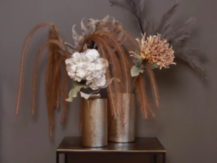 Au Maison, Manhattan vasesæt, 3 stk., honning, 10x21+ 12x23 + 15x25 cm