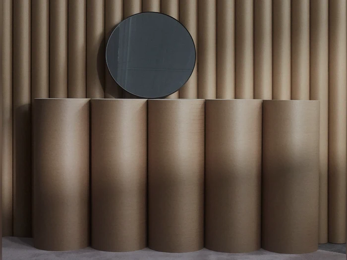 AYTM, CIRCUM, Spejl, Sort, Dia:50 cm