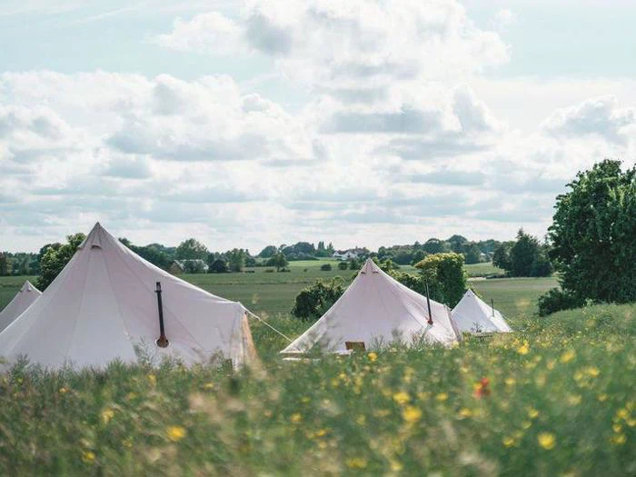 Glamping i Jordnær suite hos Bygagergaard på Møn