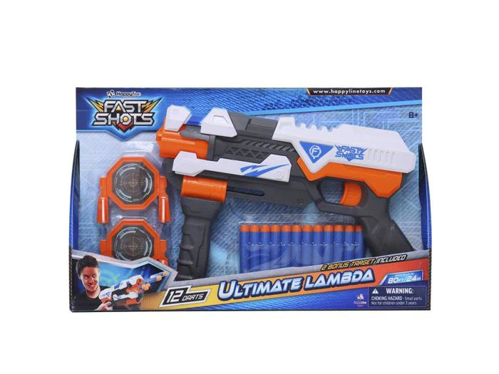 Pistol/Gevær Sæt med 82 skud - ( 3 Pistoler )