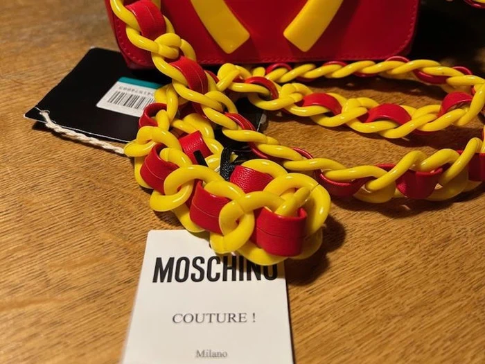 Moschino designer taske - ægte læder