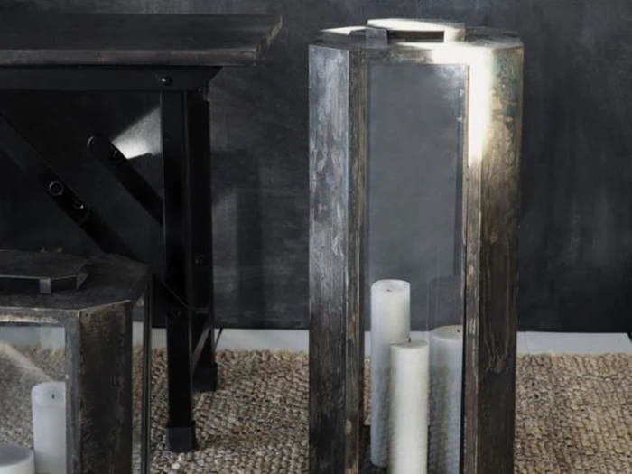 2 stk. Baazi lanterne fra House Doctor - antik brun