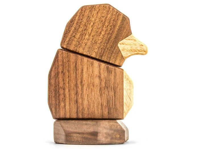 Stor Pingvin + Lille pingvin i valnød og ask fra Fablewood