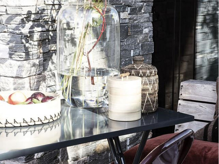 2 stk. Bamboo opbevaringskrukker fra House Doctor