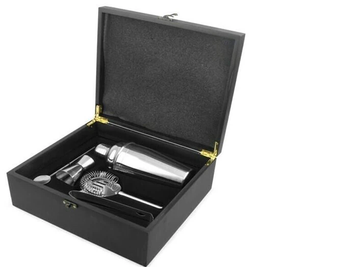 Cocktail sæt i gavekasse med 5 dele