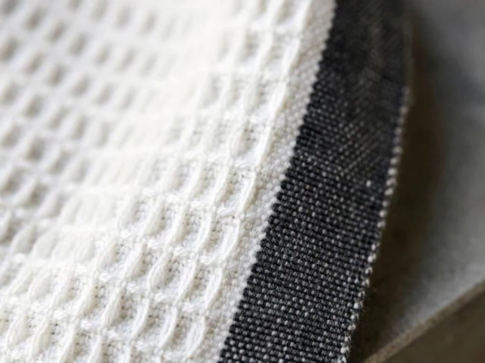 Meraki, Bare, køkkenhåndklæde, grå, bomuld, 50x50, sæt af 2