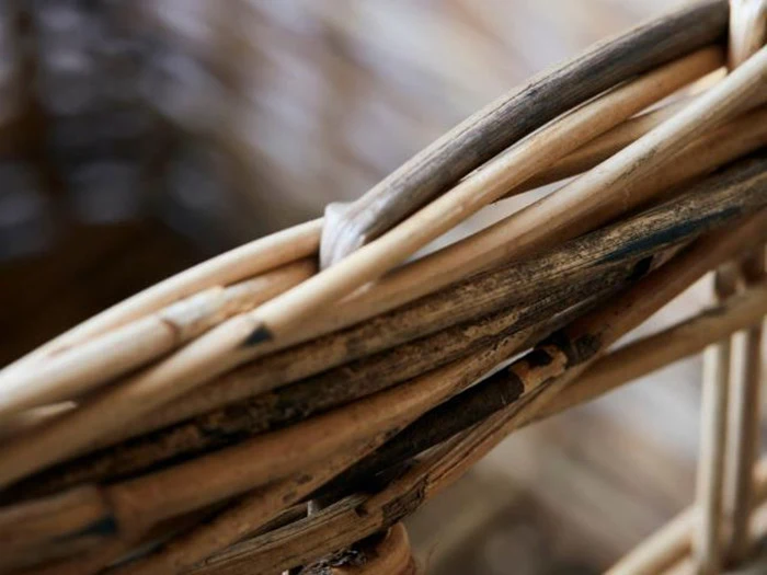 Baskit kurve i rattan fra House Doctor - 31x31x23 cm 24x24x20,5 cm