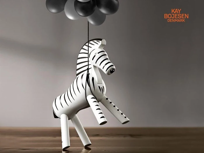 Kay Bojesen Zebra og plakat