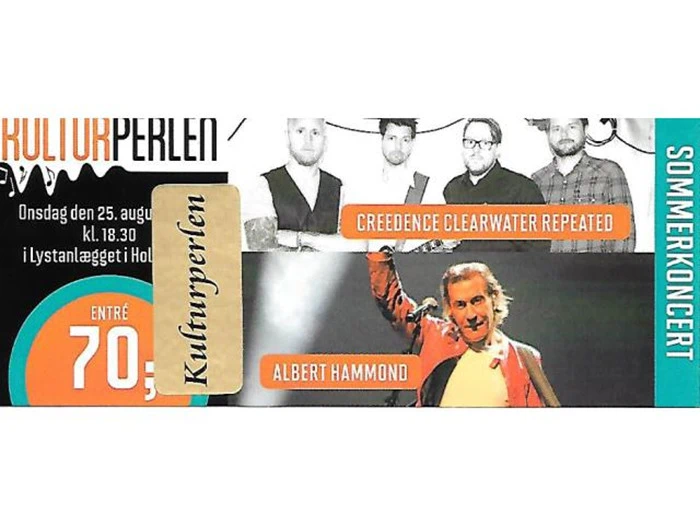 2 Billetter til Kulturperlens Sommerkoncert