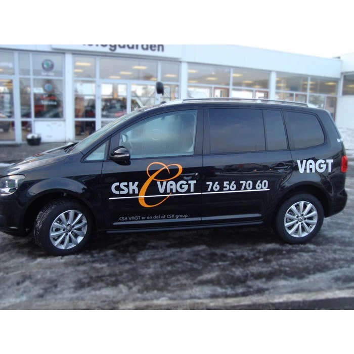 Bildekoration fra Amstrup Skilte