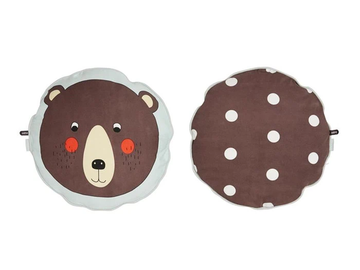 Bjørn pude fra OYOY - brun
