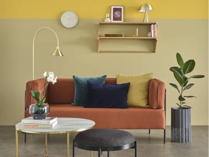 Block Sofa Rødbrun fra Hübsch