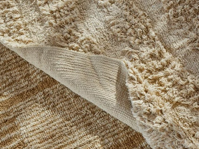 Bloomingville, Turi, Tæppe, Natur, Bomuld, L:200 x B:140 cm