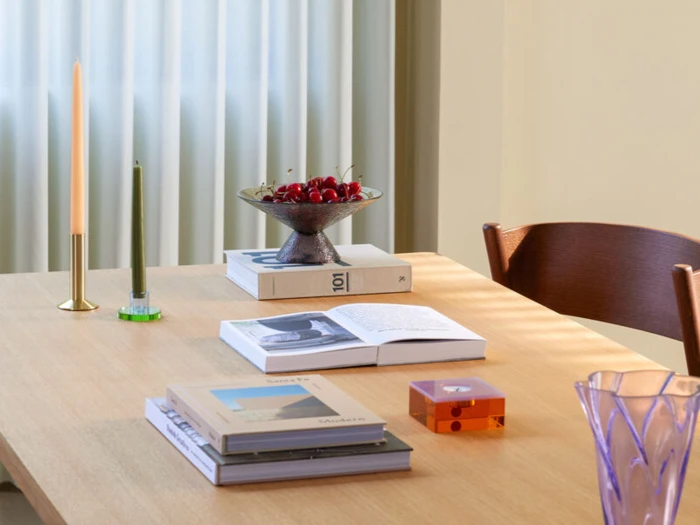 Hübsch, Bonbon, Glasskål, Large, Grøn, Brun, Glas, Dia:25 x H:12 cm